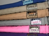 Czapraki cotton: lavender, pink, grey, nougat, coriander i royalblau